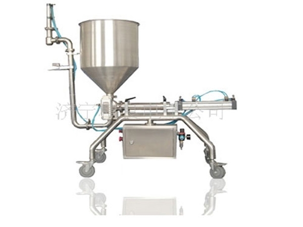 Particle slurry filling machine
